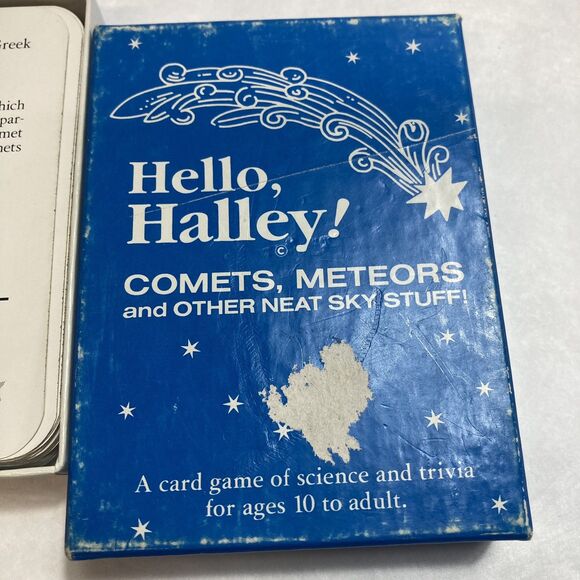 Vintage Halley Comet Game hello Halley 1985 Science Game - Picture 2 of 5